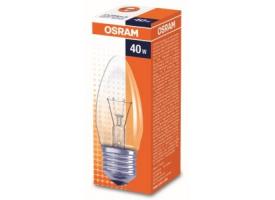 Лампа накал. 40W E27 свеча прозрачная OSRAM B 4008321788580