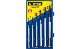 Отвертки часовые для особоточных работ 6 предметов, STAYER 2560-H6