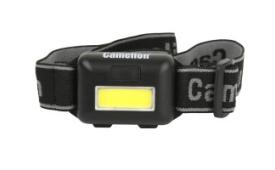 Фонарь налобный LED5355 (3xLR03 не в компл.) 1св/д COB 1W(50lm) до 15м, пластик, 3 реж., BL Camelion 714929