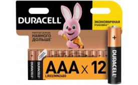 Элемент питания, алкалиновый, LR03/286 BL12 Duracell.327073/427225