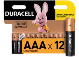Элемент питания, алкалиновый, LR03/286 BL12 Duracell.327073/427225