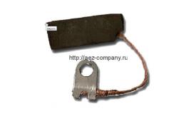 Щётки 8х10х27мм графит. с нак. поводок-флажок (Зернодробилка Колос)