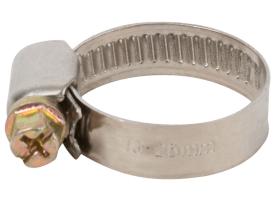 Хомут 20х32 мм обжимной (нержавеющая сталь со сваркой) 64278