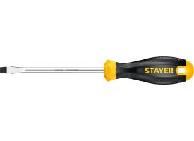 Отвертка SL6,0x100мм /противоскользящая рукоятка STAYER MAXFIX 2509-06-10