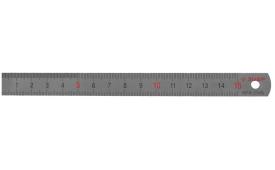 Линейка измерительная усиленная нержавеющая ЗУБР 0,15 м 34280-0,5-015