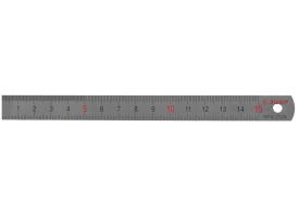 Линейка измерительная усиленная нержавеющая ЗУБР 0,15 м 34280-0,5-015