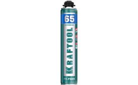 Пена монтажная, пистолетная, всесезонная,850мл, PRO 65 SVS, KRAFTOOL 41184