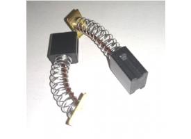 Щетки 6х10х11мм электроугольные. пружина,клемма,уши -вверх, проточки, аналог перфораторов,Электроприбор, Энергомаш, Штурм