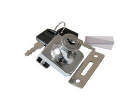 Замок LOCK.407.CR, хром 1стекло накладной 3467