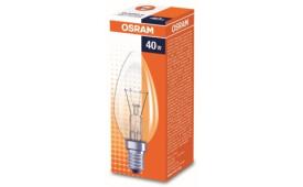 Лампа накал.40W E14 свеча прозрачная OSRAM B 4008321788641