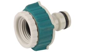 Адаптер RACO COMFORT-PLUS 1/2″ + 3/4 штуцерный, с внутренней резьбой, из ABS-пластика 4248-55249C