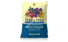 Грунт Живая земля цветочный Terra Vita 10л ФАРТ