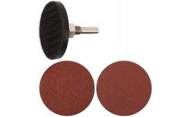 Круги шлифовальные, набор 10 шт.+ штифт 1 шт. FIT.36913