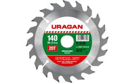 Пильный диск  140x20/20Т Optimal cut /URAGAN/ 36801-140-20-20