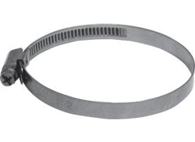 Хомут 9х14 мм обжимной нержавеющая сталь со сваркой FIT 64272