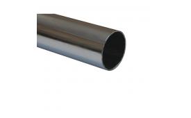 Труба круглая d25 мм х 3000 х 0,6 мм сталь, хром 76261