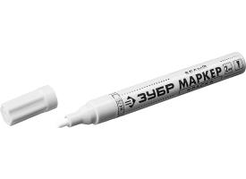 Маркер МК-750 белый, 2-4 мм, маркер-краска ЗУБР 06325-8