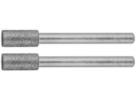 Мини-шарошки ЗУБР алмазные, d 4,8x10,0х3,2мм; L 38мм,2шт. 35920
