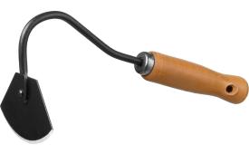 Мотыжка радиусная 65х115х275мм с деревянной ручкой, GRINDA ″PROLine″  421513