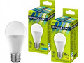 Лампа 12W / 100Вт E27, Х/С A60 (1155lm 270°) 4500K матов.Ergolux LED-A60-12W-E27-4K