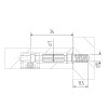 Шток эксцентрика L34 05 295.102 (саморез) 5576