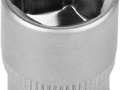 Головка 12 мм1/4" Cr-V,ЗУБР "МАСТЕР" FLANK ,хром. покрытие 27715-12