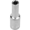 Головка 8 мм удлиненная 1/2"/ЗУБР"МАСТЕР"/ Cr-V 27726-08