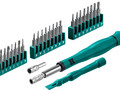 Отвертка для точных работ со сменными битами 28 предм.,Precision-28, KRAFTOOL, 25677